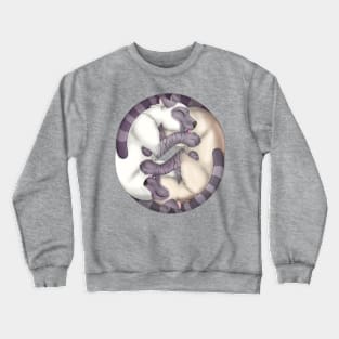 Yin-Yang Cats: Lilac Lynx Point Crewneck Sweatshirt